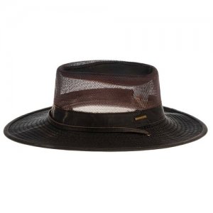 Шляпа , размер 57, коричневый STETSON. Цвет: серый