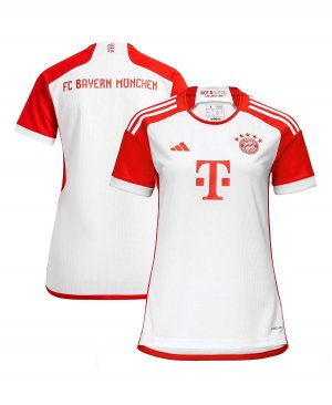 Женская белая футболка Баварии Мюнхен 2023/24, домашняя реплика adidas, белый Adidas