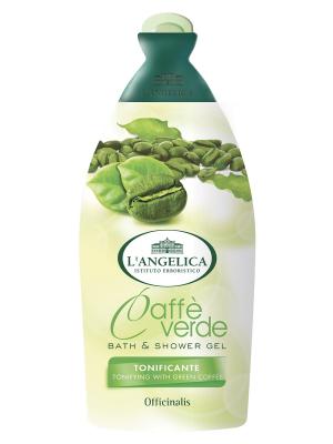 Гель для душа и ванны с ароматом зеленого кофе 500 мл L'Angelica. Цвет: белый