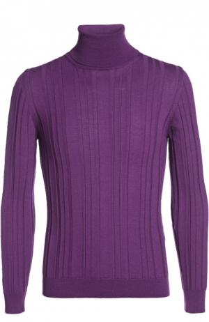 Вязаный пуловер Fabrizio Del Carlo. Цвет: фиолетовый