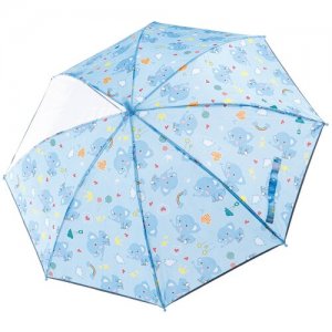 Зонт-трость , синий, голубой playToday. Цвет: синий