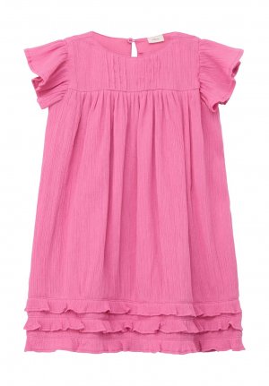 Повседневное платье MIT RÜSCHEN , цвет pink s.Oliver
