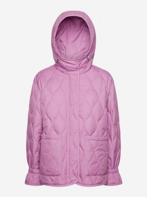 Куртка утепленная женская Eraklia, Розовый Geox. Цвет: розовый