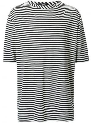 Полосатая футболка SS Assin. Цвет: чёрный