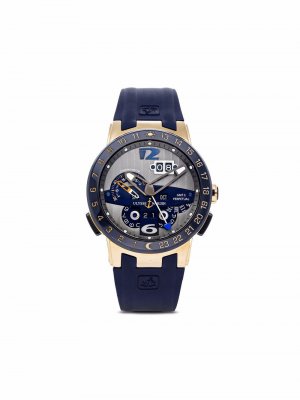 Наручные часы El Toro GMT pre-owned 43 мм Ulysse Nardin. Цвет: синий