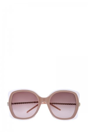 Солнцезащитные очки с полупрозрачными контурами и витыми дужками ELIE SAAB