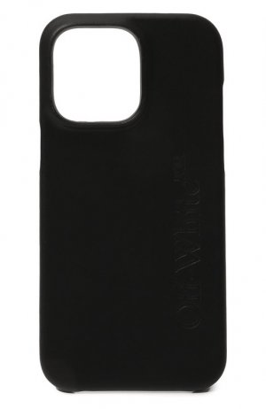 Чехол для iPhone 12 Off-White. Цвет: чёрный