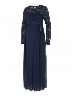 Вечернее платье MIVANA, темно-синий Mamalicious