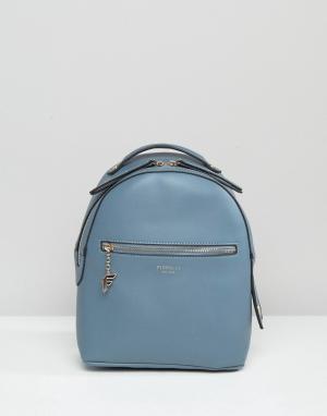 Рюкзак с карманом на молнии Anouk Fiorelli. Цвет: синий