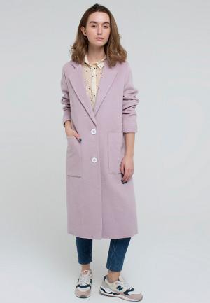 Пальто Kira Mesyats MP002XW13KXF. Цвет: розовый