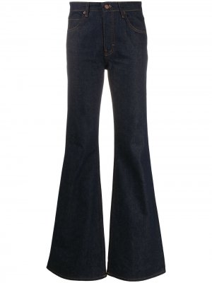 Расклешенные джинсы Victoria Beckham. Цвет: синий