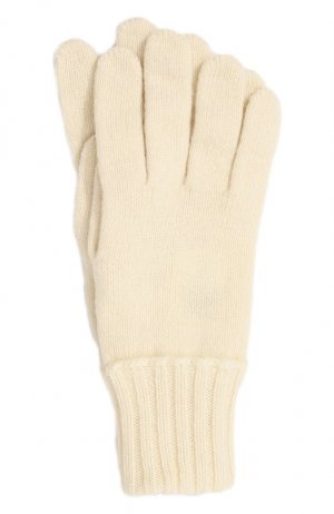 Кашемировые перчатки Inverni. Цвет: белый
