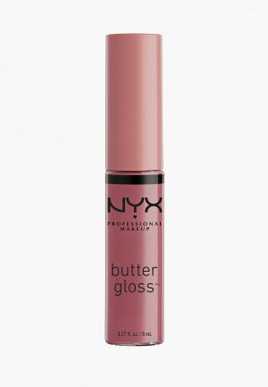 Блеск для губ Nyx Professional Makeup Butter Lip Gloss, оттенок 15, Angel food cake, 8 мл. Цвет: розовый