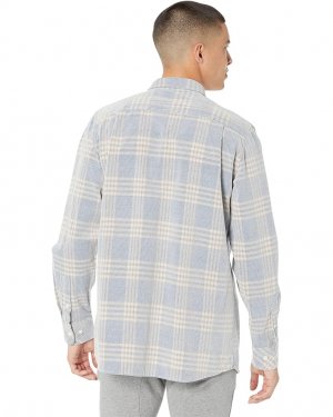 Рубашка Work Cord Long Sleeve Shirt, цвет Blue/Biege ZANEROBE