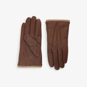 Кожаные перчатки Lorraine , цвет chestnut Dents