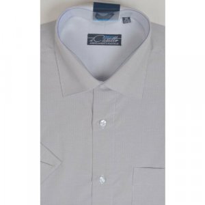 Рубашка , размер 48RU/M/178-186/40 ворот, серый Maestro. Цвет: серый
