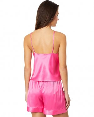 Пижамный комплект Glamour Satin Tank PJ Set, цвет Pink Grapefruit Natori