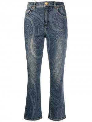 Расклешенные джинсы с завышенной талией Escada. Цвет: синий