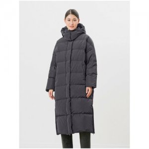 Пальто женское зимнее 1014440i60889, размер 48 Pompa. Цвет: серый/антрацит