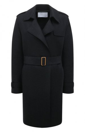 Шерстяное пальто Harris Wharf London. Цвет: синий