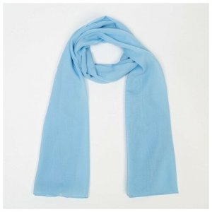 Шарф текстильный, цвет голубой, размер 50х160 см Rossini. Цвет: голубой