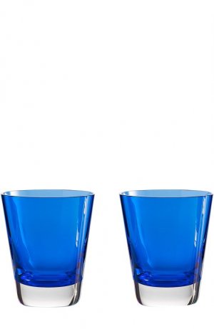 Набор из 2-х стаканов для сока Mosaique Baccarat. Цвет: синий