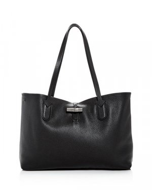 Большая сумка-тоут Roseau Essential , цвет Black Longchamp
