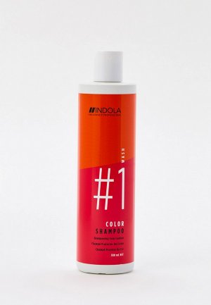 Шампунь Indola COLOR #1 WASH, для окрашенных волос, 300 мл. Цвет: прозрачный