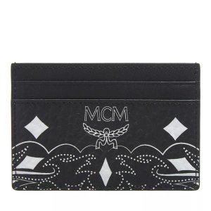 Кошелек aren card case mini Mcm, черный MCM