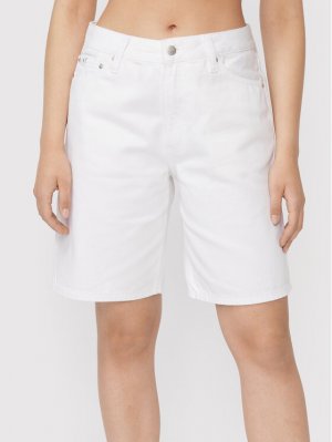 Джинсовые шорты прямого кроя , белый Calvin Klein