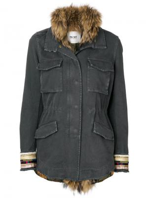 Пальто со съемным жилетом Bazar Deluxe. Цвет: чёрный