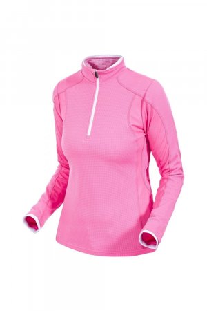 Спортивная футболка Ollog с половиной молнией для активного отдыха , розовый Trespass