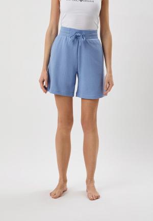 Шорты домашние Emporio Armani. Цвет: голубой