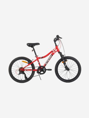 Велосипед для мальчиков Attack 2.0 20, Красный, размер 120-140 Stern. Цвет: красный