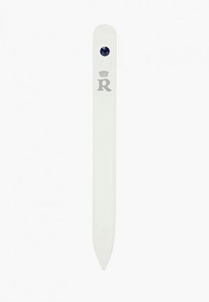 Пилка для ногтей Relouis Bohemia в бархатном чехле 120 мм. Цвет: прозрачный