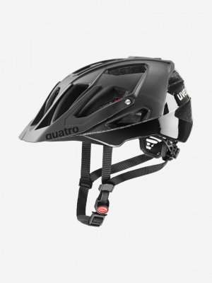 Шлем велосипедный Quatro CC, Черный Uvex. Цвет: черный