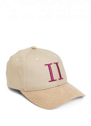 Бежевая мужская шляпа с логотипом Les Deux