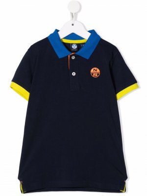 Colour-block polo shirt North Sails Kids. Цвет: синий