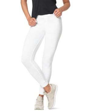 Классические эластичные джинсовые леггинсы, обычные и большие размеры , белый Hue