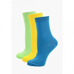 Носки , 3 пары, размер 35-39, фиолетовый Big Bang Socks. Цвет: фиолетовый