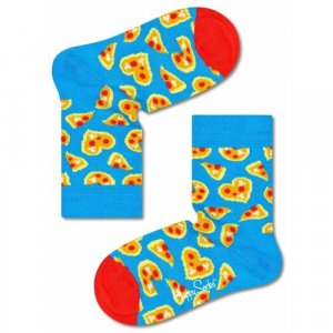 Носки размер 4-6Y, голубой, мультиколор Happy Socks. Цвет: голубой/микс