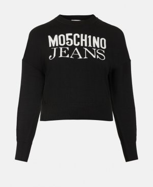 Джемпер с длинными рукавами , черный Moschino Jeans