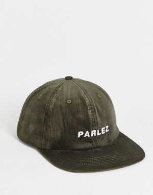 Зеленая вельветовая кепка Ladsun-Зеленый цвет Parlez