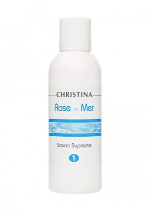 Дезинфицирующее мыло для пилинга «Роз де Мер» Christina Rose de Mer - 100% натуральный растительный пилинг лица 120 мл. Цвет: белый