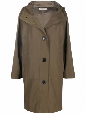 Пальто с капюшоном Nina Ricci. Цвет: зеленый