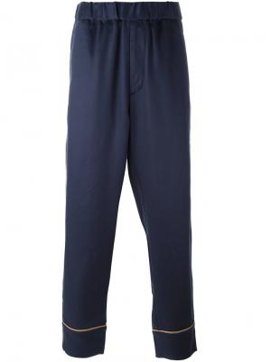 Классические пижамные брюки 3.1 Phillip Lim. Цвет: синий
