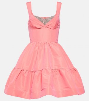 Мини-платье brydie из тафты, украшенное кристаллами , розовый Rebecca Vallance