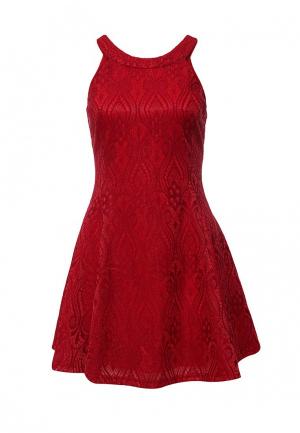 Платье La Coquette. Цвет: бордовый