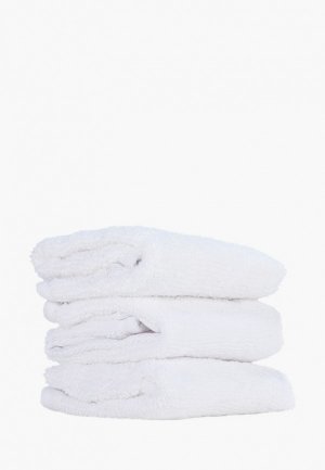 Салфетки для лица Emma Hardie тканевые Dual-Action Professional Cleansing Cloth, 3 Pack. Цвет: белый