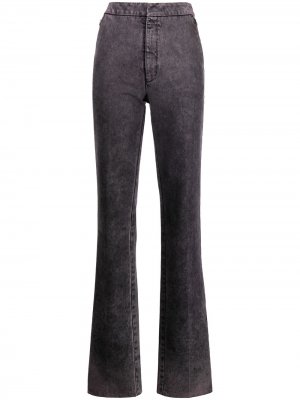 Расклешенные джинсы с завышенной талией Alexander Wang. Цвет: фиолетовый